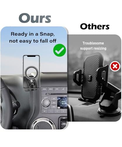 Magnetism Car Phone Holder for 2011-2017 Jeep Wrangler JK JKU Accessories - size: for 2011-2017 Jeep Wrangler JK JKU