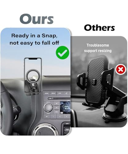 Magnetism Car Phone Holder for 2011-2017 Jeep Wrangler JK JKU Accessories - size: for 2011-2017 Jeep Wrangler JK JKU