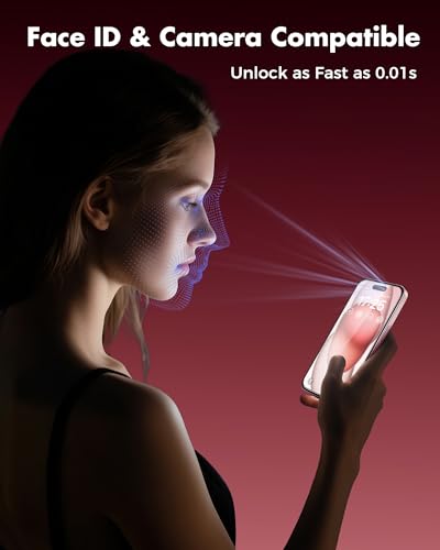 UNBREAKcable 2PCS Screen Protector for iPhone 15 Plus - 1 Privacy Tempered Glass+ 1 Clear Glass Double Shatterproof [Installation Frame] [9H Hardness] [Case Friendly] Anti-Scratch iPhone 6.7 inch - size: iPhone 15 Plus