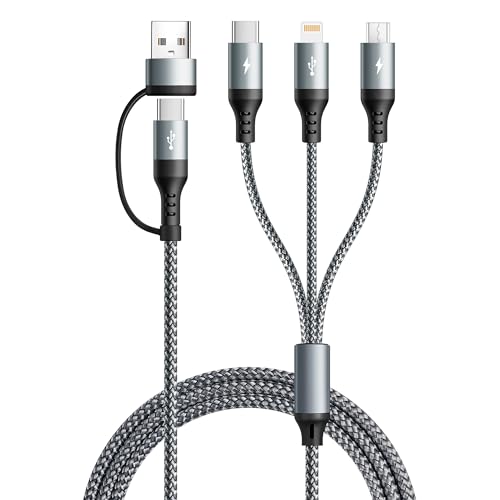5 in 1 Multi Charging Cable, USB A/C Universal Charger Cable - size: 1 PACK