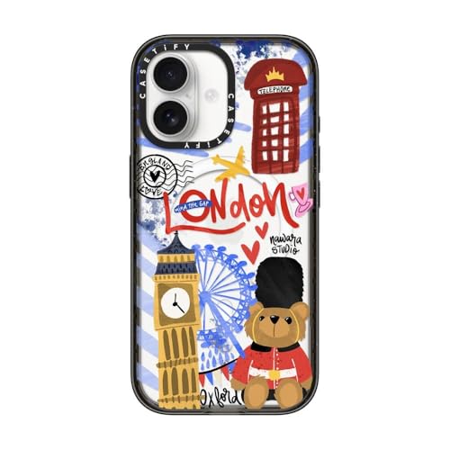 CASETiFY for iPhone 17 Case - Impact Compatible with MagSafe | 8.2 ft. 4x Military Grade Drop Protection | London Dreams | Black - color: London Dreams, size: Iphone 17 (6.3")