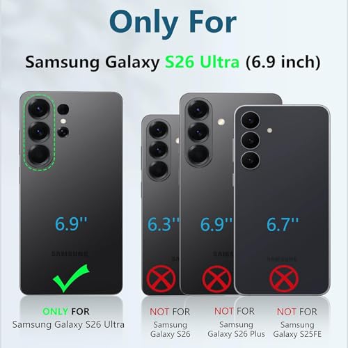 Wireless Charging Case for Galaxy S26 Ultra , Upgraded 12000mAh Rechargeable Portable Charging Case Compatible with Galaxy S26 Ultra (6.9 inch) with Carplay Extended Battery Pack Charger Case (Black) - size: Galaxy S26 Ultra -12000mAh