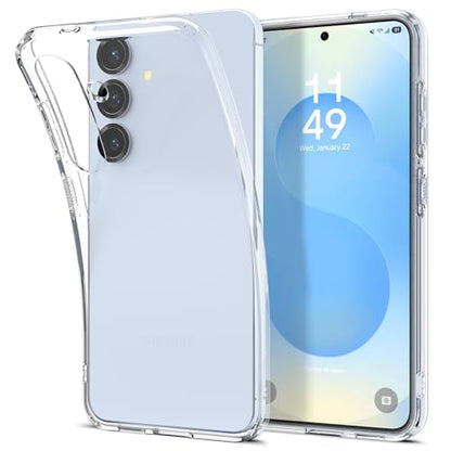 Spigen Liquid Crystal Designed for Galaxy S25 Case (2025) [Anti-Yellowing], [Military-Grade Protection] - Crystal Clear - color: Crystal Clear, size: 6.3in (Galaxy S25)