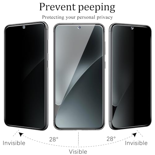 KAREEN Privacy Screen Protector For Samsung Galaxy S25 Tempered Glass Film - size: [Privacy]Samsung S25