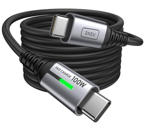 INIU USB C Cable, 2m 100W Fast Charging USB C to USB C Cable