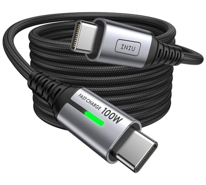 INIU USB C Cable, 2m 100W Fast Charging USB C to USB C Cable