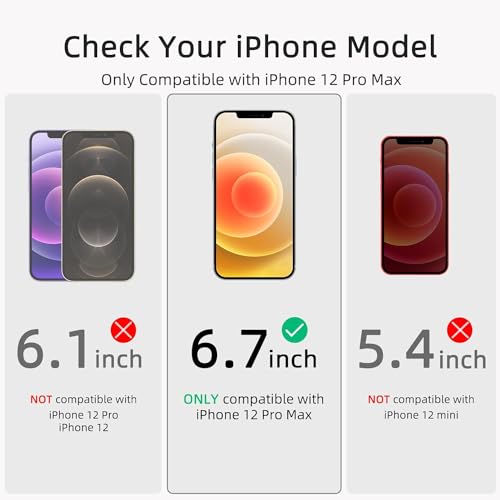 ruwa Privacy Screen Protector for iPhone 12 Pro Max [6.7 Inch][2-Pack] Anti-peep Tempered Glass Film with Easy Installation Alignment Frame, 9H Hardness, Scratch Resistant, Case Friendly - size: for iPhone 12 Pro Max-6.7 inch 2-Pack