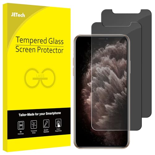 JETech Privacy Screen Protector for iPhone 11 Pro/Xs/X, 2-Pack - size: iPhone 11 Pro/XS/X