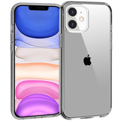 TENOC Phone Case Compatible with iPhone 11, Gray Case Clear Shockproof Protective Bumper Slim Cover for 6.1 Inch - color: Clear Gray, size: iPhone 11
