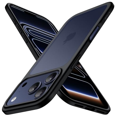 JETech Matte Case for iPhone 17 Pro, Black | Military-Grade Protection, Frosted Matte Back, Anti-Fingerprint Finish, Shockproof Design, Minimalist Style - color: Black, size: iPhone 17 Pro