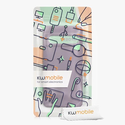 kwmobile Case Compatible with Google Pixel 7 Pro Case - TPU Silicone Phone Cover with Soft Finish - Pale Iris - color: Pale Iris, size: Pixel 7 Pro