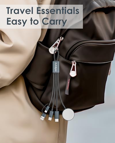 Travel Essentials for Apple Watch Charger/L Charger/USB C Charger-0.7FT