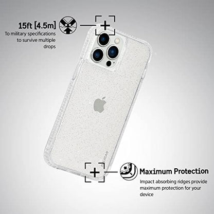 Pelican Ranger Series - iPhone 13 Case [15ft MIL-Grade Drop Protection] [Wireless Charging Compatible] Shockproof and Cute Bling Glitter Phone Case Cover for iPhone 13 6.1" with Anti Scratch - Sparkle - color: Ranger Sparkle