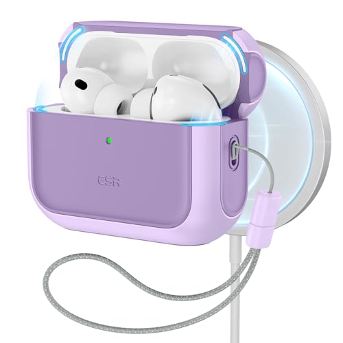 ESR for AirPods Pro 3 Case, Compatible with MagSafes, Purple - color: Purple, size: AirPods Pro 3 Case