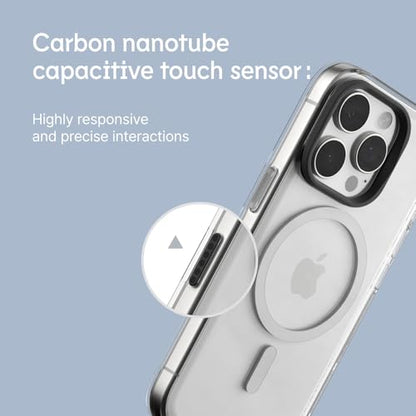 RHINOSHIELD Clear MagSafe Compatible Case for iPhone 16 Plus | Strong Magnetic, Anti-Yellowing, Transparent, High Clarity, Shockproof, Military Grade Drop Protection - color: Vibrant Garden of RhinoShield, size: iPhone 16 Plus - Camera Control Button