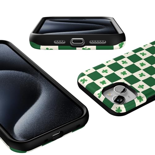 Casely iPhone 15 Plus Case | Lucky You | Shamrock | Bold Protective Design | Compatible with MagSafe - color: Lucky You | Shamrock