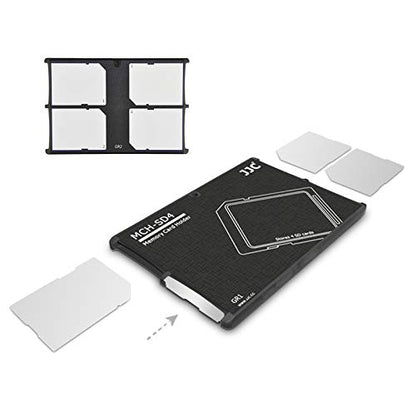 4 Slot SD Card Holder Case Storage Organizer, Slim Ultra-Thin SDHC SDXC Box - color: 4 SD Card Slots