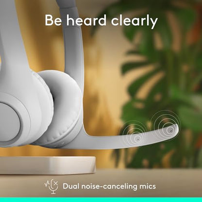 Logitech Zone 300 Wireless Bluetooth Headset - Off-White - color: Off-White