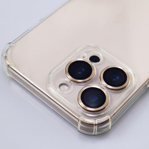BONVAN for iPhone 16 Pro / 16 Pro Max Camera Lens Protector Metal Crystal Tempered Glass Screen Accessories Cover (Desert Titanium) - color: Desert Titanium
