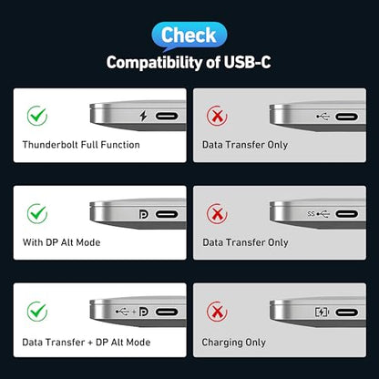 BENFEI USB C to HDMI 2.1 Cable (8K@60Hz, 4K@240Hz, 6ft, Aluminum Shell, Nylon Braided) Compatible with iPhone 15/16 Pro/Max, MacBook Pro/Air 2023, iPad Pro, Surface Book 2 More - size: 6 Feet, style: 8K@60Hz
