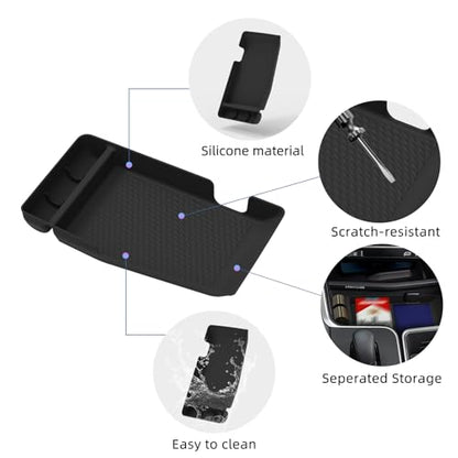 SMABEE Center Console Lower Organizer Tray for Lexus TX 2026 2025 - color: Center Console Armrest Lower Organizer Tray