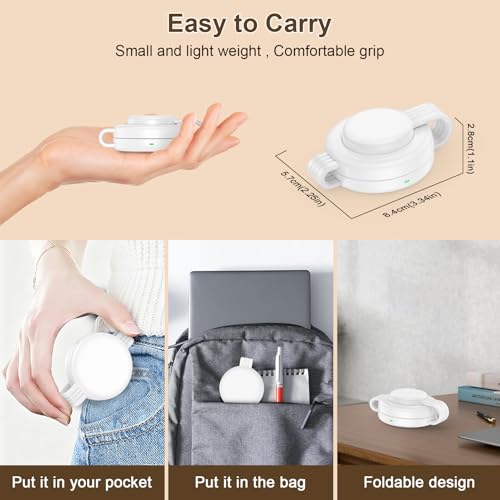 Foldable 3 in 1 Wireless Charging Station, Travel Charger Pad for Samsung