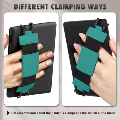MoKo Soft Hand Strap for 6-8" Kindle eReaders Fire Tablet, Jade Green - color: Jade Green, style: Soft Pu Strap