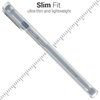 CoverON Designed for Apple iPhone 15 Case Clear, Slim Crystal Clear TPU Rubber Flexible Soft Skin Cover Protective Sleeve Fit iPhone 15 (6.1) Phone Case - Transparent - color: Clear