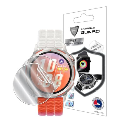 IPG Made for Huawei Watch GT Runner 2 Smartwatch Smart Watch Hydrogel Screen Protector (2 Units) Invisible HD Clear Film Anti Scratch Guard-Smooth/Self-Healing/Bubble Free for GTRunner2 - size: GT Runner 2