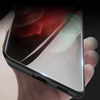 X-level for Samsung Galaxy S21 Ultra Case Slim Fit Soft TPU Super Ultra-Thin [Guardian Series] Phone Back Cover Light Protective Matte Finish Coating Cases for Galaxy S21 Ultra,Black - color: Black(Camera Updated)
