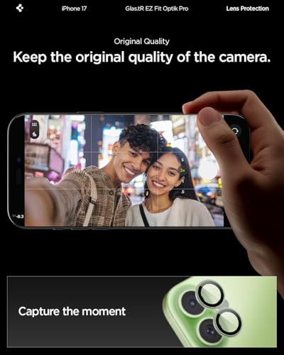 Spigen Camera Lens Protector for iPhone 17 (16 Plus/16) - Sage - color: Sage