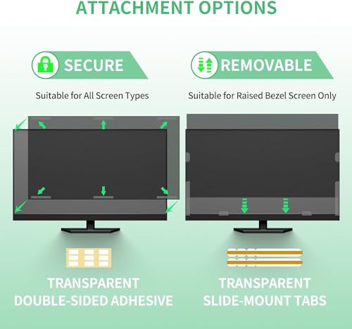 2 Pack 34 Inch Privacy Screen for 21:9 Curved and Flat Monitors - size: 2 Pack-34''Monitor Screen Protector (21:9)
