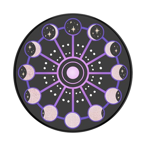 PopSockets Adhesive Phone Grip, Holder- Lunar Cycle - color: Lunar Cycle, style: Adhesive