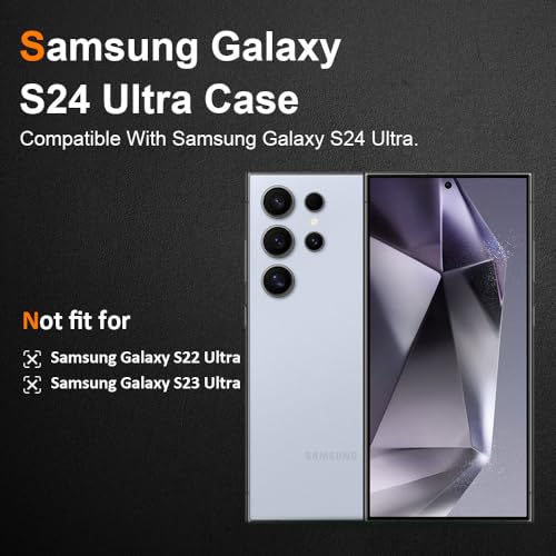Crystal Clear Compatible with Samsung Galaxy S24 Ultra Case.Soft Slim Fit Transparent Plastic TPU Protective Silicone Cover Phone Cases for Samsung Galaxy S24 Ultra [Slim Thin ] - size: galaxy s24 ultra case