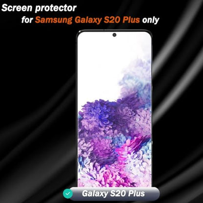 2+2 Pack Tempered Glass for Samsung Galaxy S20 Plus Screen Protector with Camera Lens Protector, 9H Hardness, HD Clear Film, Case Friendly, Screen Protector for Samsung Galaxy S20 Plus - size: for Galaxy S20 Plus