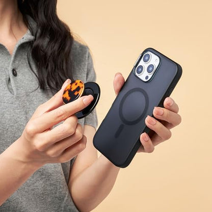 PopSockets Phone Grip for MagSafe, Magnetic Holder- Tortoise - color: Tortoise Shell