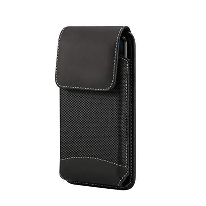 Cell Phone Holster Case Belt Loop Phone Pouch Holder for Motorola Moto G Power 5G 2024 2025 G Play 2023 G Stylus 5G 2022 2021 G Pure G9 Power Edge 2021 Galaxy A05 A06 A14 S21 Ultra Nokia G400 G50 (XL)