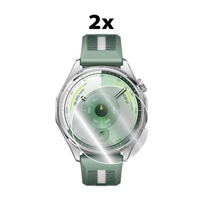IPG Made for Huawei Watch GT 6 46mm Smart Watch Hydrogel Screen Protector (2 Units) Invisible HD Clear Film Anti Scratch Guard-Smooth/Self-Healing/Bubble Free for GT6-46mm - size: GT 6 46mm