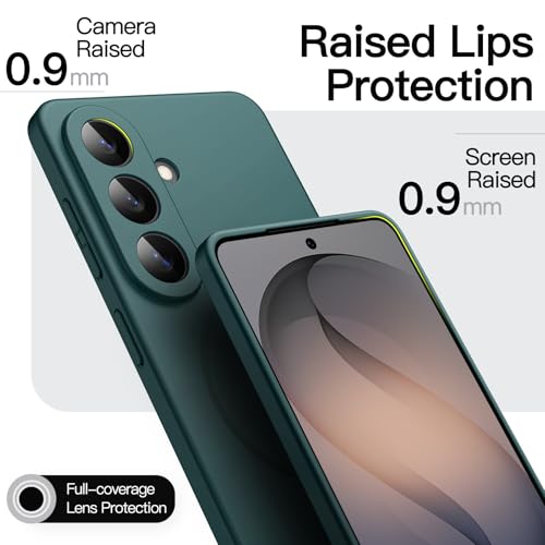 JETech Magnetic Slim Case for Samsung Galaxy S26 Plus, Midnight Green - color: Midnight Green, size: Galaxy S26 Plus