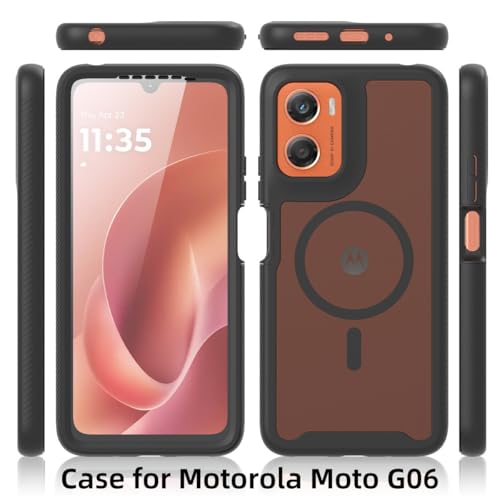 Magnetic Phone Case for Motorola Moto G06, Army Green
