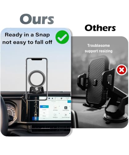 Car Phone Holder for Jeep Wrangler/4xe/Gladiator 2024 2025 2026 Accessories - size: for Wrangler/4xe/Gladiator 2024-2026(12.3" screen)