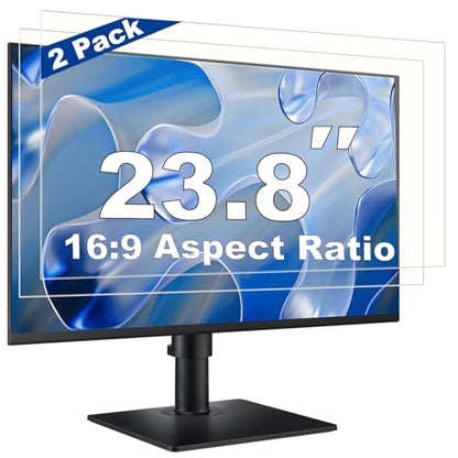 2 Pack 23.8 Inch Computer Screen Protector Anti Glare Blue Light Blocker - size: 23.8 Inch(Diagonal)-16:9 Aspect Ratio