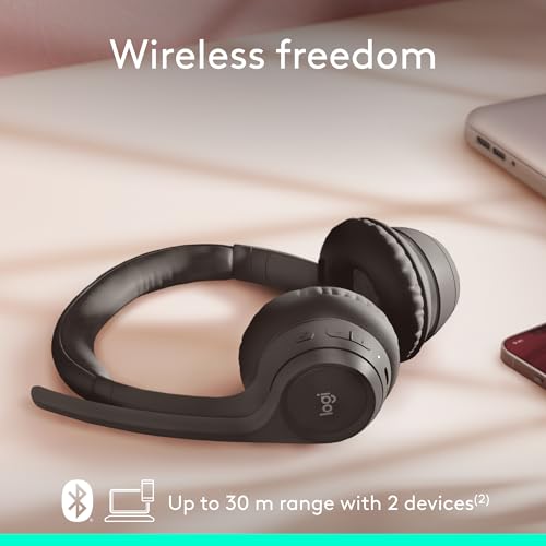 Logitech Zone 301 Wireless Bluetooth Headset - Graphite - color: Graphite