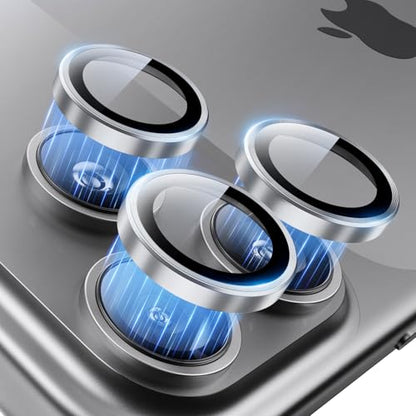 Hoerrye for iPhone 17 Pro Max/17 Pro Camera Lens Protector - Case Friendly - color: Silver