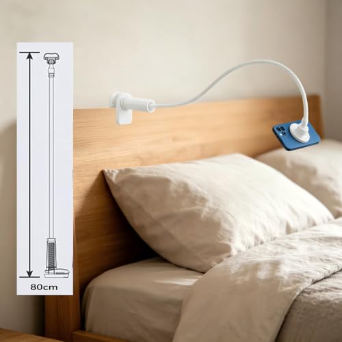 Magnetic Gooseneck Phone Holder Mount, Adjustable Flexible Long Arm Mount