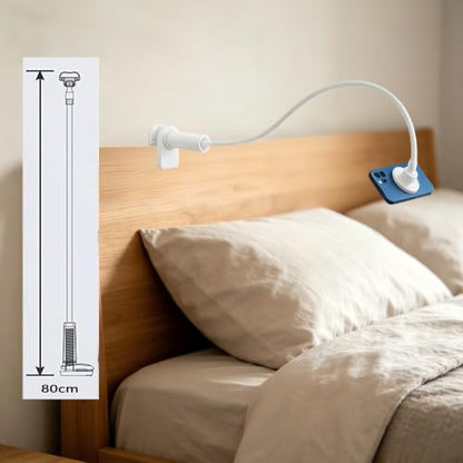 Magnetic Gooseneck Phone Holder Mount, Adjustable Flexible Long Arm Mount