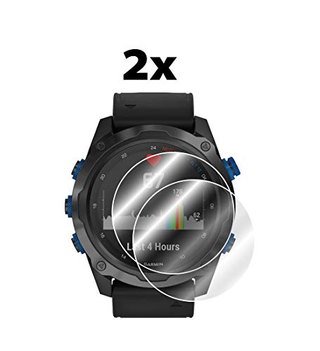 IPG for Garmin Descent Mk2 - Mk2i Hydrogel Screen Protector (2 Units) Invisible HD Clear Film Anti Scratch Guard-Smooth/Self-Healing/Bubble for Mk2/Mk2i