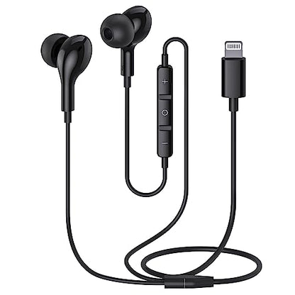 Guguearth Lightning Headphones Earphones Wired,MFi Certified & Magnetic
