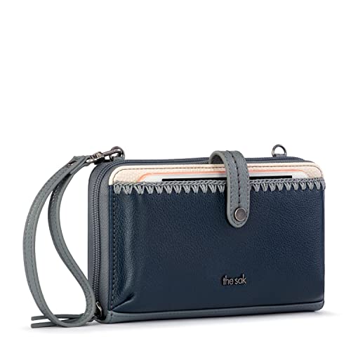 The Sak Iris Smartphone Crossbody Purse - Small Women's Cellphone Bag & Wallet For Everyday- Convertible Wristlet With Zipper | Fits Most Smartphones, Card Slots & Zip Pocket, Detachable Wristlet & Crossbody Straps, Hands-Free for Travel & Errands - color