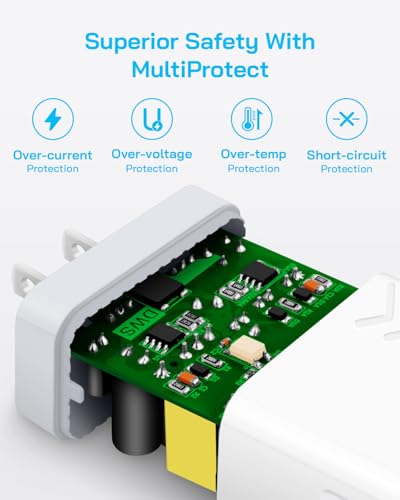 45W USB C Charger Block Multiport Adapter Fast Charging